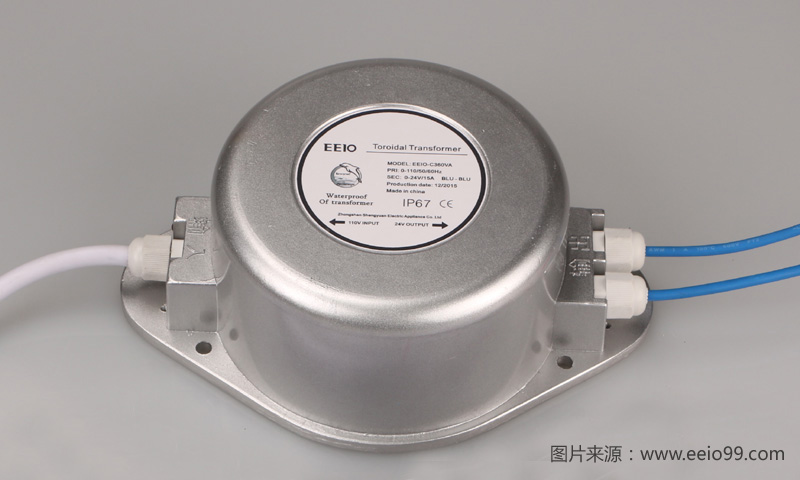 360W环形铝壳防水变压器