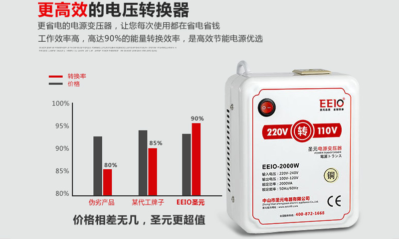 2000W家用变压器