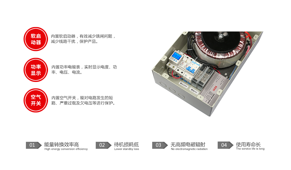 B款地暖电源控制箱产品优势
